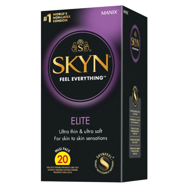 SKYN Elite Latex Free Condoms - 20 Pack for Ultimate Comfort and Sensitivity