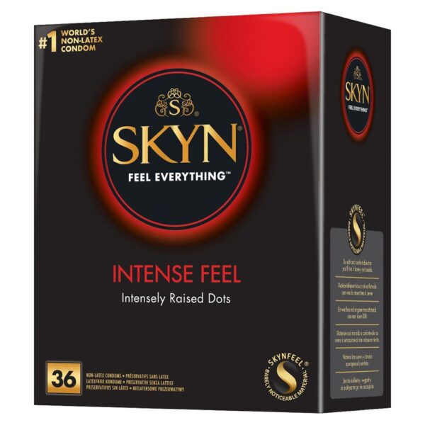 SKYN Latex Free Condoms Intense Feel - 36 Pack for Ultimate Pleasure