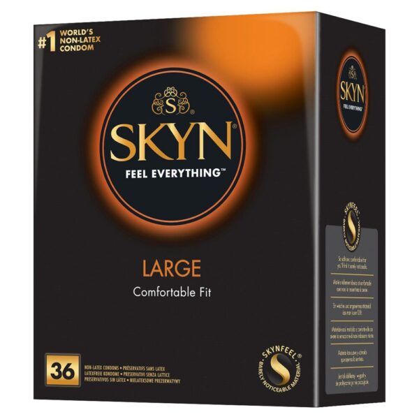SKYN Large Latex Free Condoms 36 Pack - Ultimate Comfort & Sensitivity