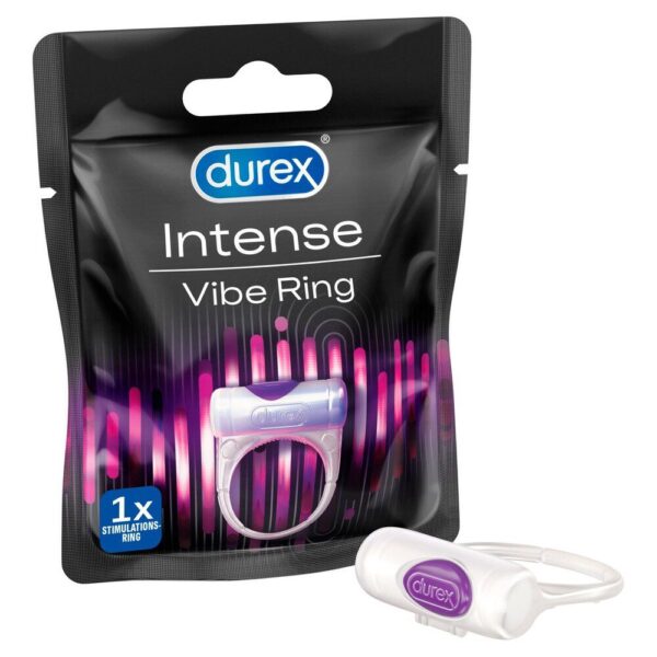 Experience Ultimate Pleasure with Durex Intense Vibrating Cock Ring - Enhance Your Intimacy