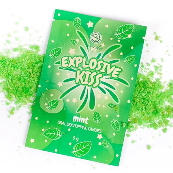 Explosive Kiss Mint Oral Sex Popping Candies - 9g of Fun and Flavor!