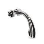 Playhouse Ribbed Pleasure Steel Wand – Premium Stainless Steel Sensation Toy - Image 2