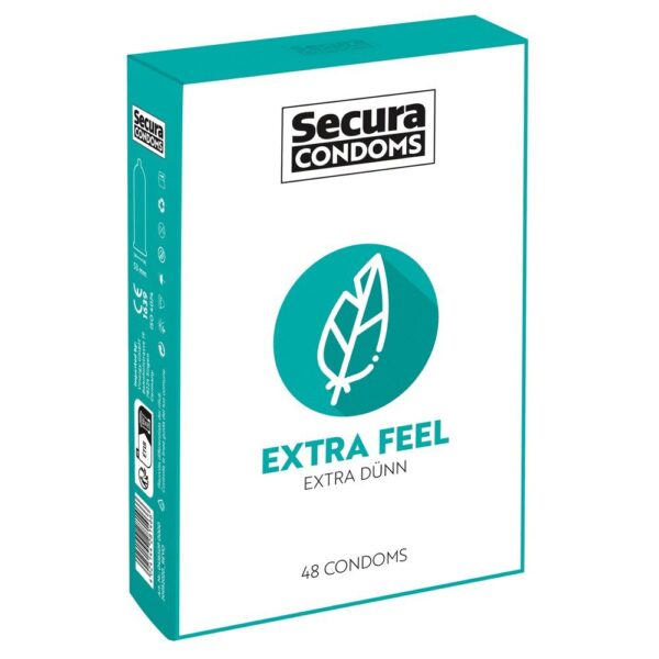 Secura Extra Feel Condoms 48 Pack - Ultimate Comfort and Protection
