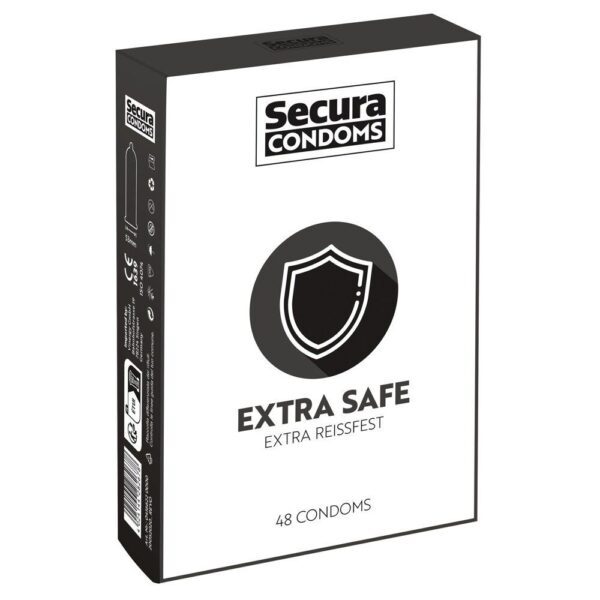 Secura Extra Safe Condoms 48 Pack - Ultimate Protection for Peace of Mind