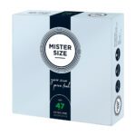 Mister Size 47mm Pure Feel Condoms - 36 Pack for Ultimate Comfort and Pleasure