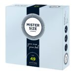 Mister Size 49mm Pure Feel Condoms - 36 Pack for Ultimate Comfort and Sensation