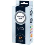 Mister Size 57mm Pure Feel Condoms - 10 Pack for Ultimate Comfort and Pleasure