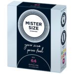 Mister Size 64mm Your Size Pure Feel Condoms - 3 Pack for Ultimate Comfort and Pleasure