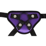 Purple and Black Universal Harness Strap-On for Ultimate Pleasure - Image 4