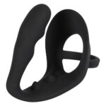 Black Velvet Cock Ring and Anal Plug Set for Ultimate Pleasure