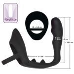 Black Velvet Cock Ring and Anal Plug Set for Ultimate Pleasure - Image 3