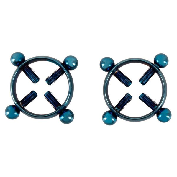 Bad Kitty Blue Moon Nipple Jewelry - Elegant Body Adornment for Bold Fashion Statement