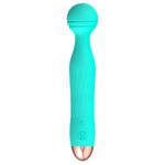 Cuties Silk Touch Rechargeable Mini Vibrator in Green - Ultimate Pleasure on the Go - Image 2