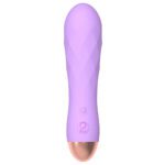 Cuties Silk Touch Rechargeable Mini Vibrator in Purple - Ultimate Pleasure on the Go