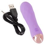Cuties Silk Touch Rechargeable Mini Vibrator in Purple - Ultimate Pleasure on the Go - Image 4