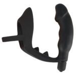 Black Velvet Cock Ring & Vibrating Anal Plug for Ultimate Pleasure