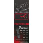 Double Thruster Vibrating Double-Ended Dildo with Harness for Ultimate Pleasure - Image 3