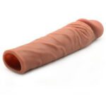 Enhance Your Size with the 7.4 Inch Flesh Brown Penis Extender - Image 3