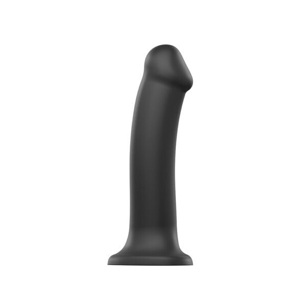 Strap On Me Silicone Dual Density Bendable Dildo - Small Black for Ultimate Pleasure