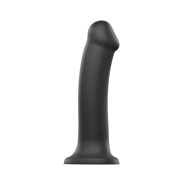 Strap On Me XLarge Black Silicone Dual Density Bendable Dildo for Ultimate Pleasure