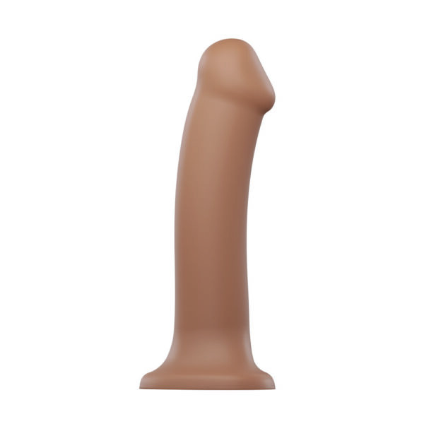 Strap On Me Silicone Dual Density Bendable Dildo - Small Caramel for Ultimate Pleasure