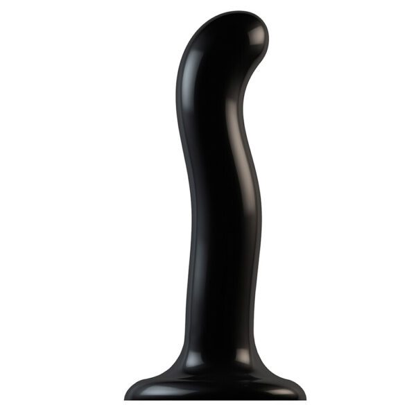 Strap On Me Medium Black Prostate & G-Spot Curved Dildo for Ultimate Pleasure