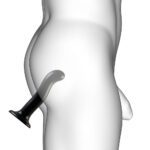 Strap On Me Medium Black Prostate & G-Spot Curved Dildo for Ultimate Pleasure - Image 3
