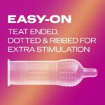 Durex Pleasure Me Ribbed & Dotted Condoms - 6 Pack for Enhanced Sensation - Image 2
