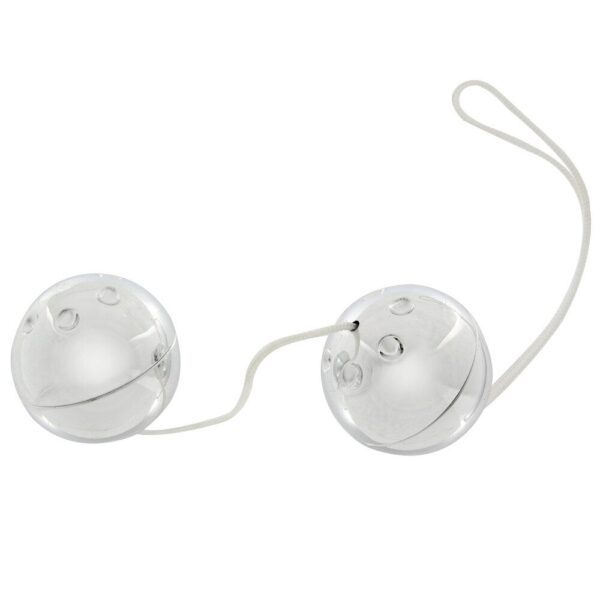 Enhance Pleasure with Silver Orgasm Balls - Premium Kegel Exercise Weights