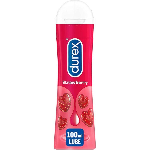 Durex Strawberry Gel Lubricant 100ml - Enhance Intimacy with Fruity Pleasure