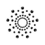 Bijoux Indiscrets Mimi Black Rhinestone Pasties - Glamorous Body Jewelry for Bold Fashion - Image 2