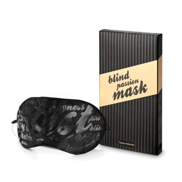 Bijoux Indiscrets Blind Passion Mask - Elegant Sensuality for Unforgettable Nights