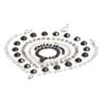 Bijoux Indiscrets Flamboyant Black Silver Rhinestone Jewellery for Stunning Elegance - Image 4