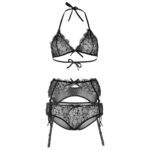 Leg Avenue Bra Top Panty and Garterbelt Set - Sexy Lingerie for Ultimate Seduction - Image 4