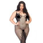 Leg Avenue Plus Size Dual Strap Halter Dress UK 14-18 - Stylish & Flattering