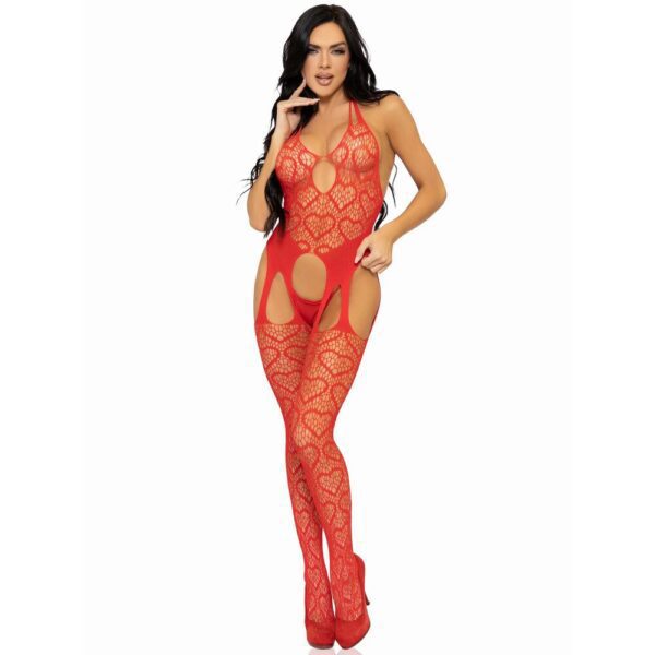 Leg Avenue Net Suspender Body for UK Sizes 6-12 - Stylish & Sexy Lingerie