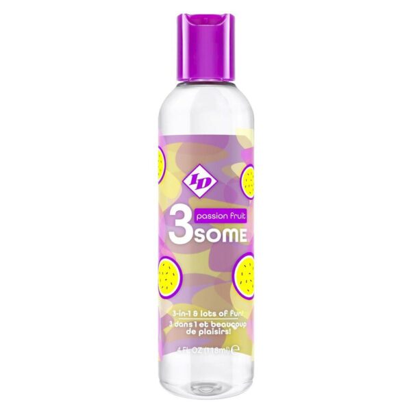 ID 3some Passion Fruit 3-in-1 Lubricant 118ml - Ultimate Pleasure & Sensation