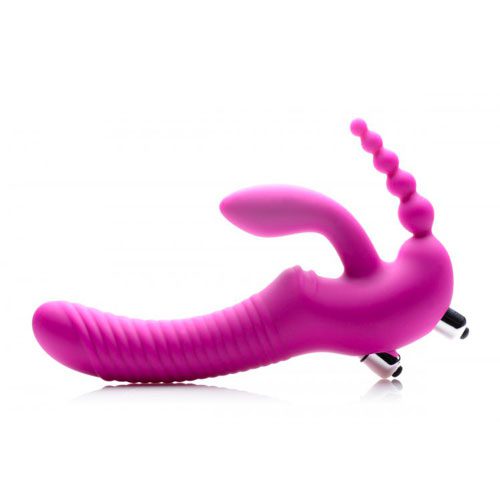 AF468x XR Regal Rider Vibrating Silicone Strapless Strap-On for Ultimate Triple G Pleasure - Image 1