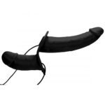 XR Power Pegger: Silicone Vibrating Double Dildo with Harness for Ultimate Pleasure