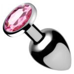 XR Booty Sparks Pink Gem Medium Anal Plug - Perfect for Pleasure and Exploration
