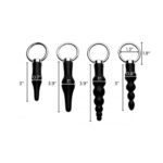 Master Series 4-Piece Silicone Anal Ringed Rimmer Set for Ultimate Pleasure - Image 3