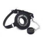 Master Series Pie Hole Silicone Feeding Gag - Ultimate BDSM Accessory for Sensory Play - Image 2