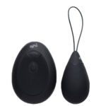 XR 10X Silicone Vibrating Egg in Black - Ultimate Pleasure Toy for Intense Stimulation