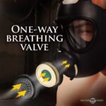 Master Series Inhaler Gas Mask with Bottle - Ultimate Protection and Comfort - Image 3