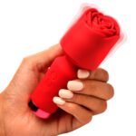 XR Bloomgasm Rose Petite Mini Wand - Ultimate Pleasure for On-the-Go Bliss - Image 2