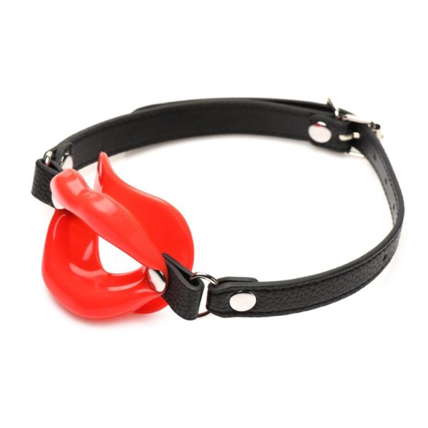 Juicy Lips Silicone Open Mouth Gag - Ultimate Sensory Play for Couples