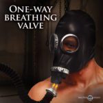 Master Series Dark Inhaler Gas Mask with Bottle - Ultimate Protection for Tactical Use - Image 3