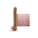 Dr. Skin Dr. Michael 14 Inch Realistic Dildo with Balls - Ultimate Pleasure Toy - Image 3