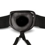 Dr. Skin 7 Inch Hollow Strap-On in Black - Realistic Pleasure for All - Image 3