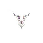 Le Desir Dazzling Deep-V Cleavage Bling Sticker for Stunning Style - Image 2